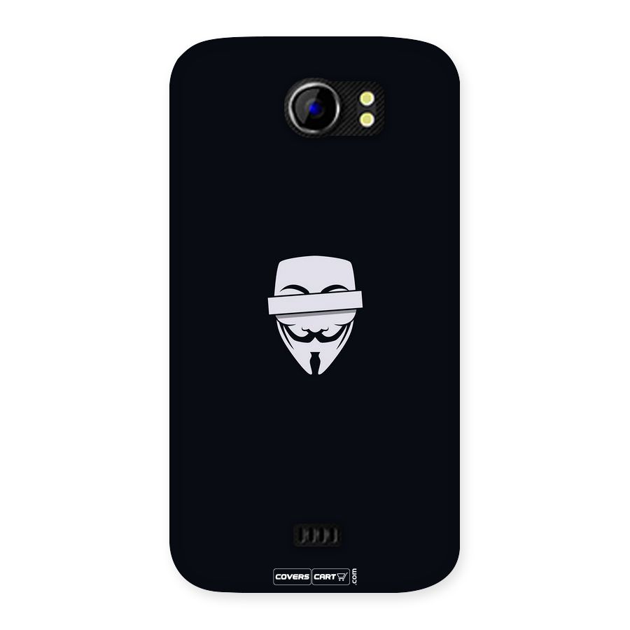 Anonymous Mask Back Case for Micromax Canvas 2 A110