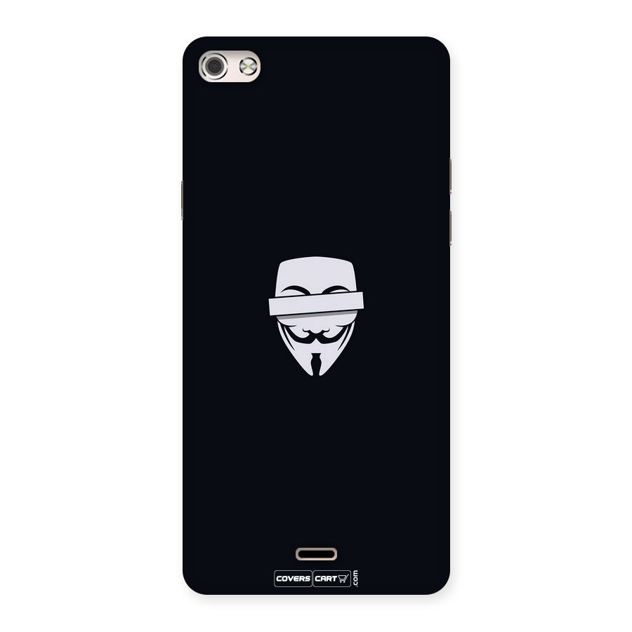 Anonymous Mask Back Case for Micromax Canvas Silver 5