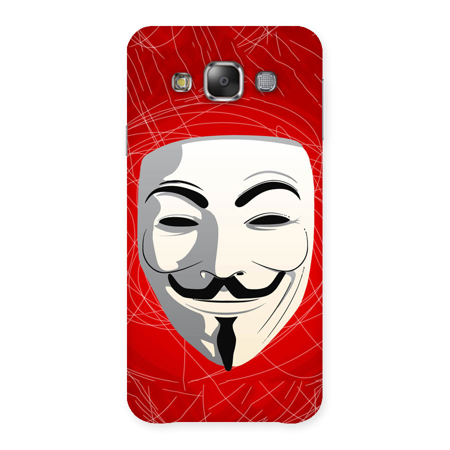Anonymous Mask Abstract Back Case for Galaxy E7