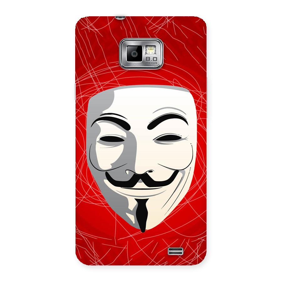 Anonymous Mask Abstract Back Case for Galaxy S2