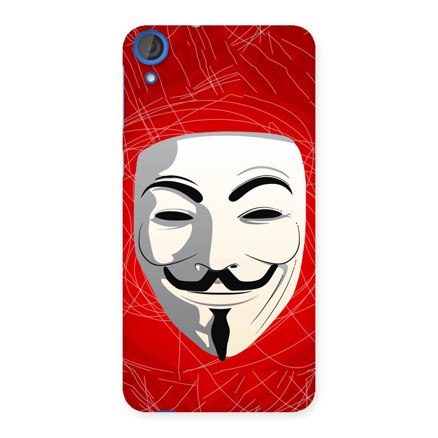 Anonymous Mask Abstract Back Case for HTC Desire 820