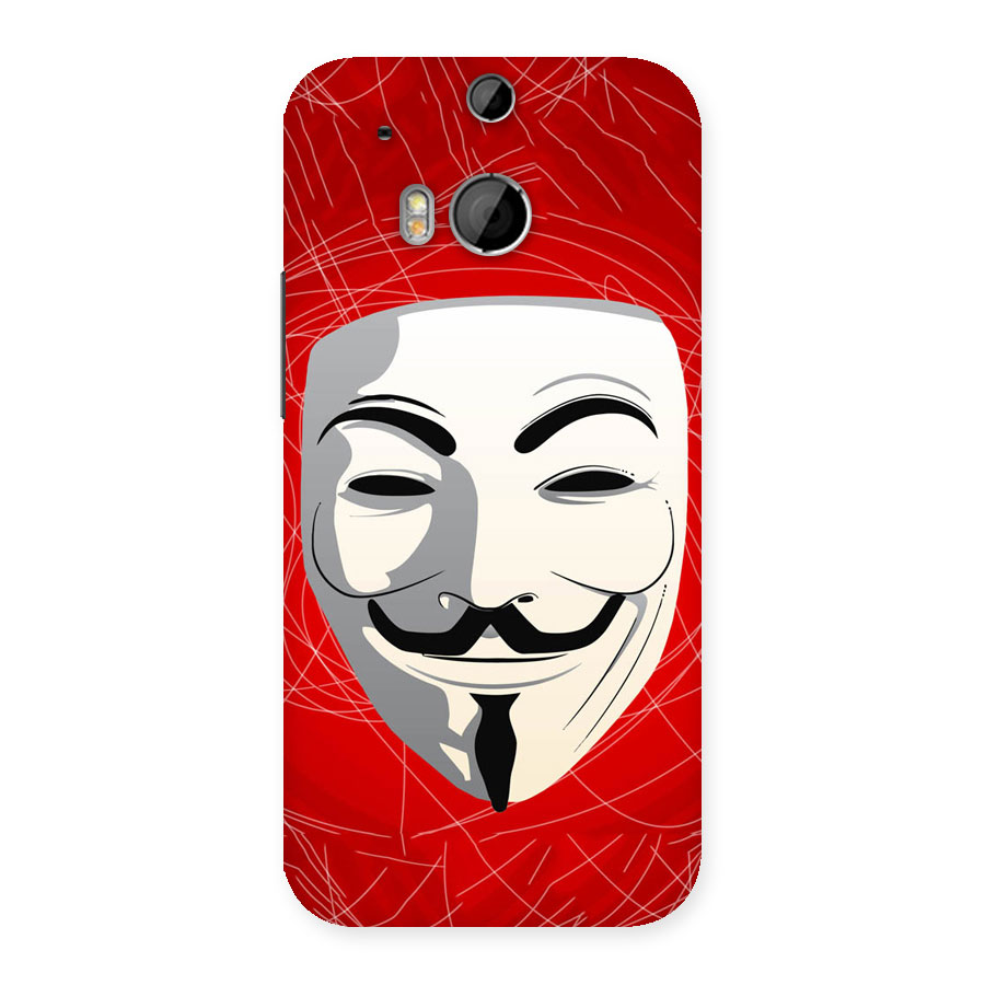 Anonymous Mask Abstract Back Case for HTC One M8