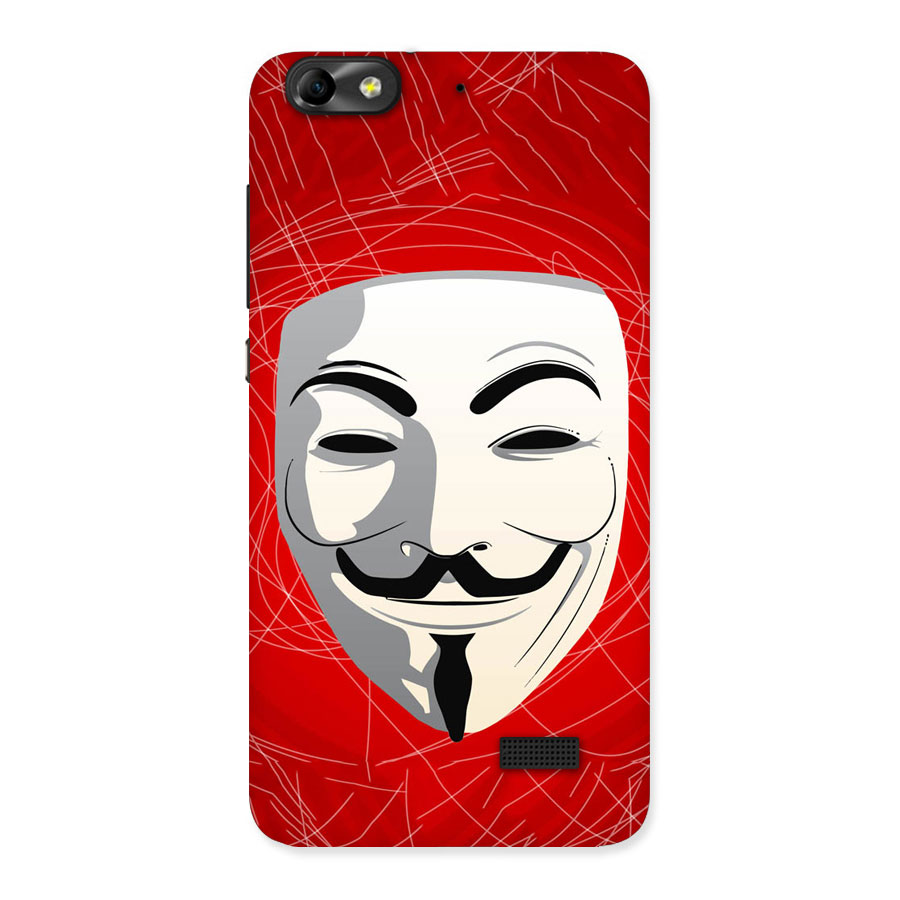 Anonymous Mask Abstract Back Case for Honor 4C