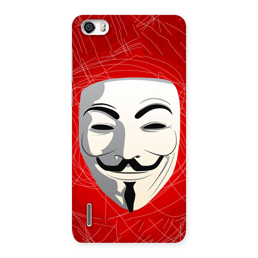 Anonymous Mask Abstract Back Case for Honor 6