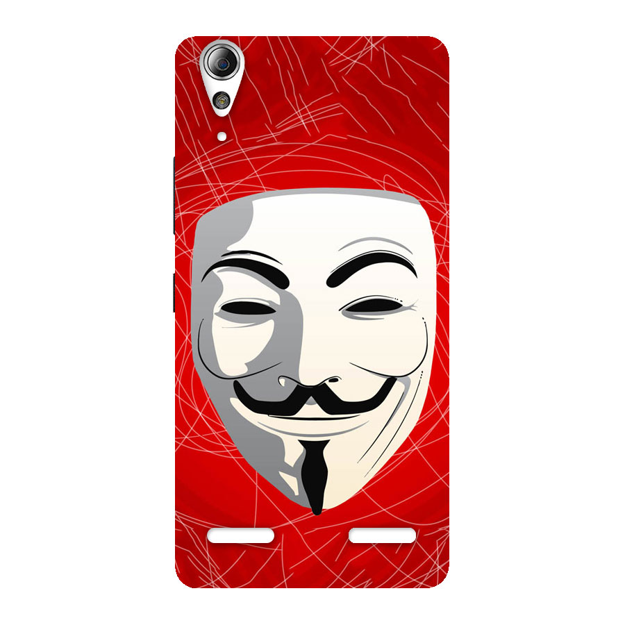 Anonymous Mask Abstract Back Case for Lenovo A6000