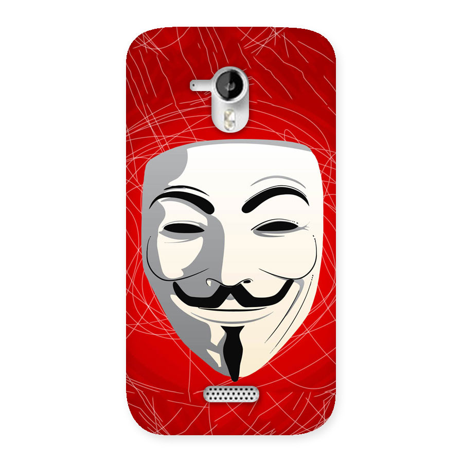Anonymous Mask Abstract Back Case for Micromax Canvas HD A116