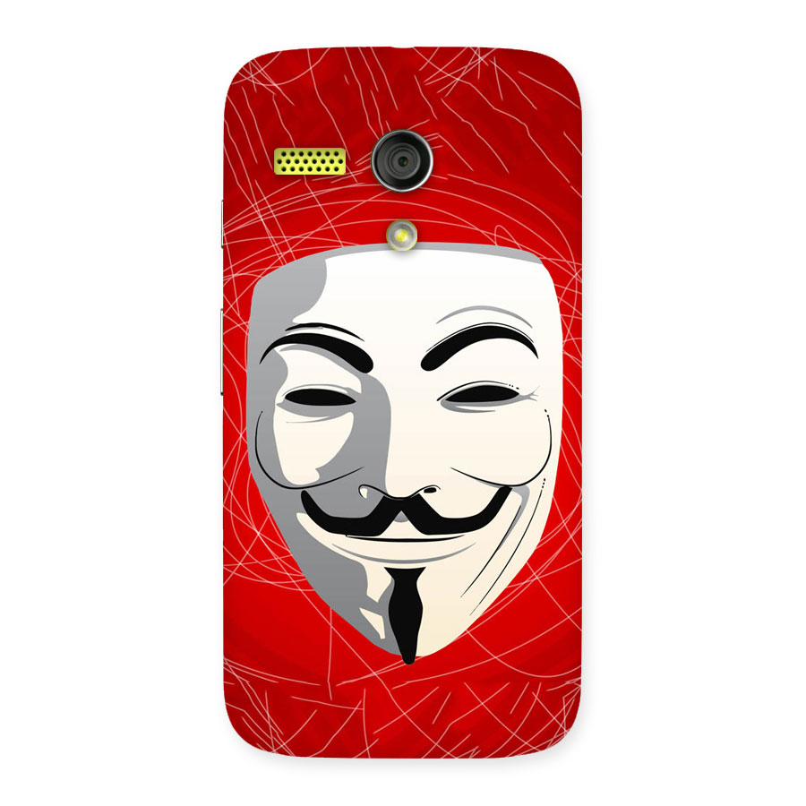 Anonymous Mask Abstract Back Case for Moto G