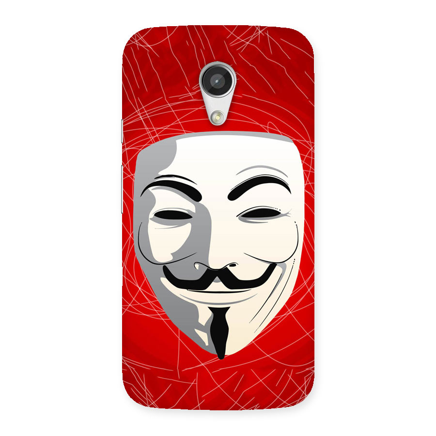 Anonymous Mask Abstract Back Case for Moto G 2nd Gen