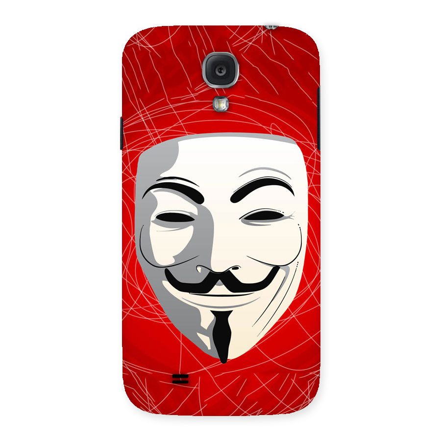 Anonymous Mask Abstract Back Case for Samsung Galaxy S4