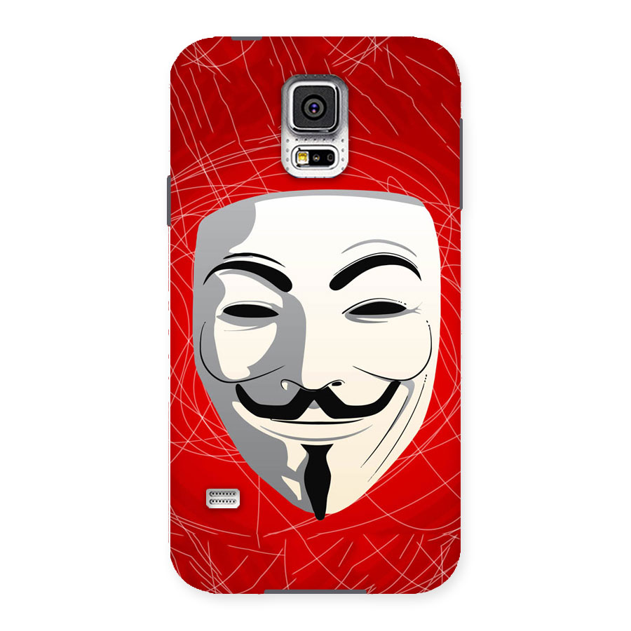 Anonymous Mask Abstract Back Case for Samsung Galaxy S5