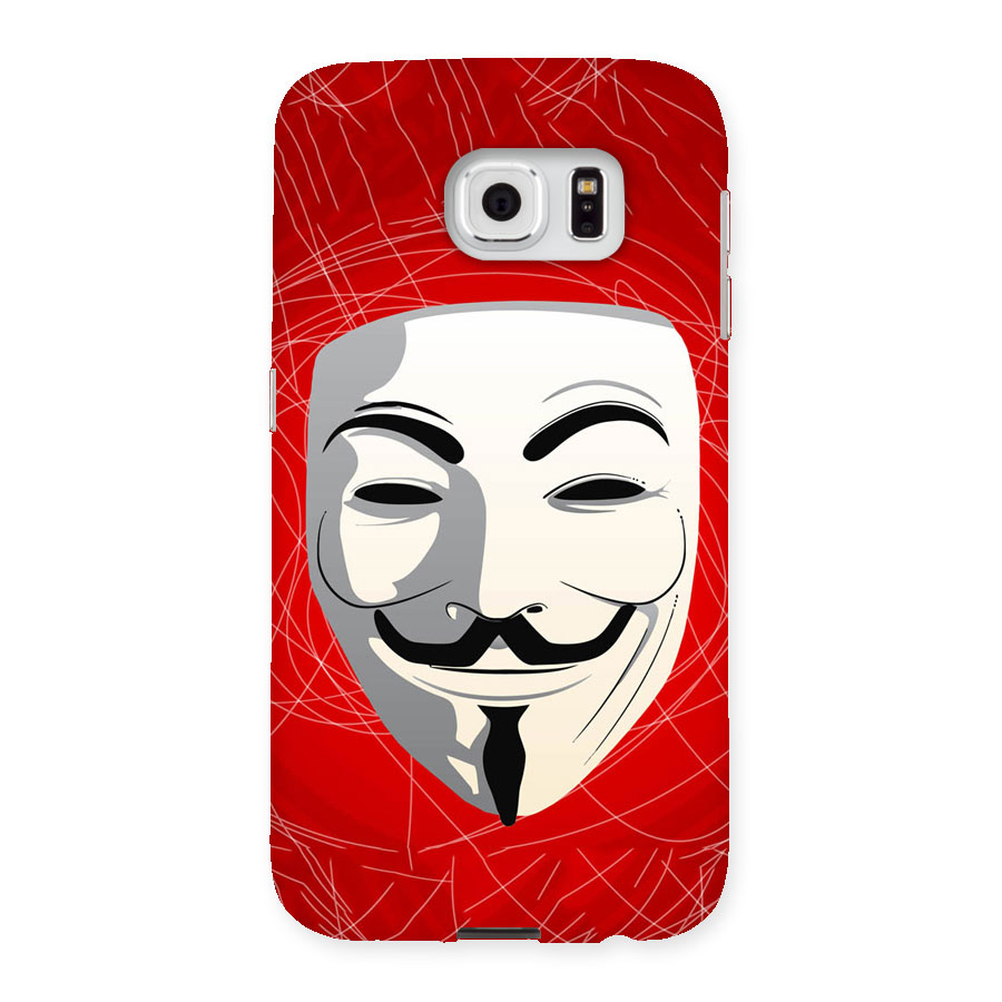 Anonymous Mask Abstract Back Case for Samsung Galaxy S6