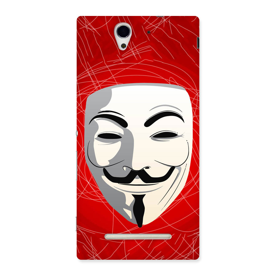 Anonymous Mask Abstract Back Case for Sony Xperia C3