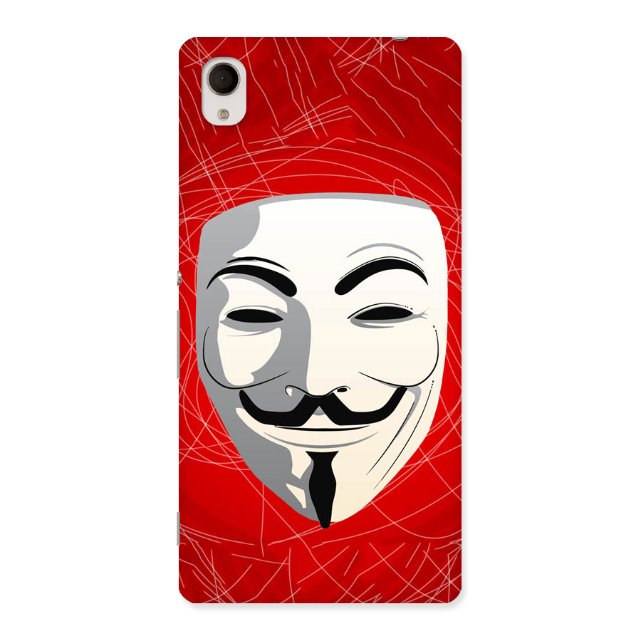 Anonymous Mask Abstract Back Case for Sony Xperia M4