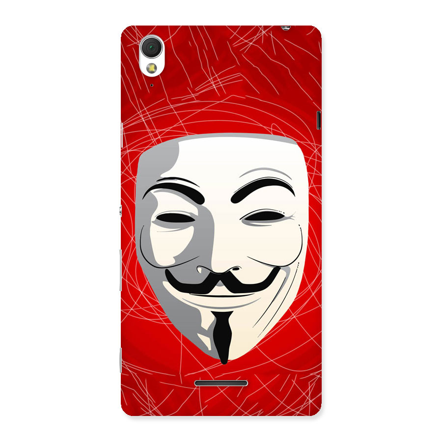 Anonymous Mask Abstract Back Case for Sony Xperia T3