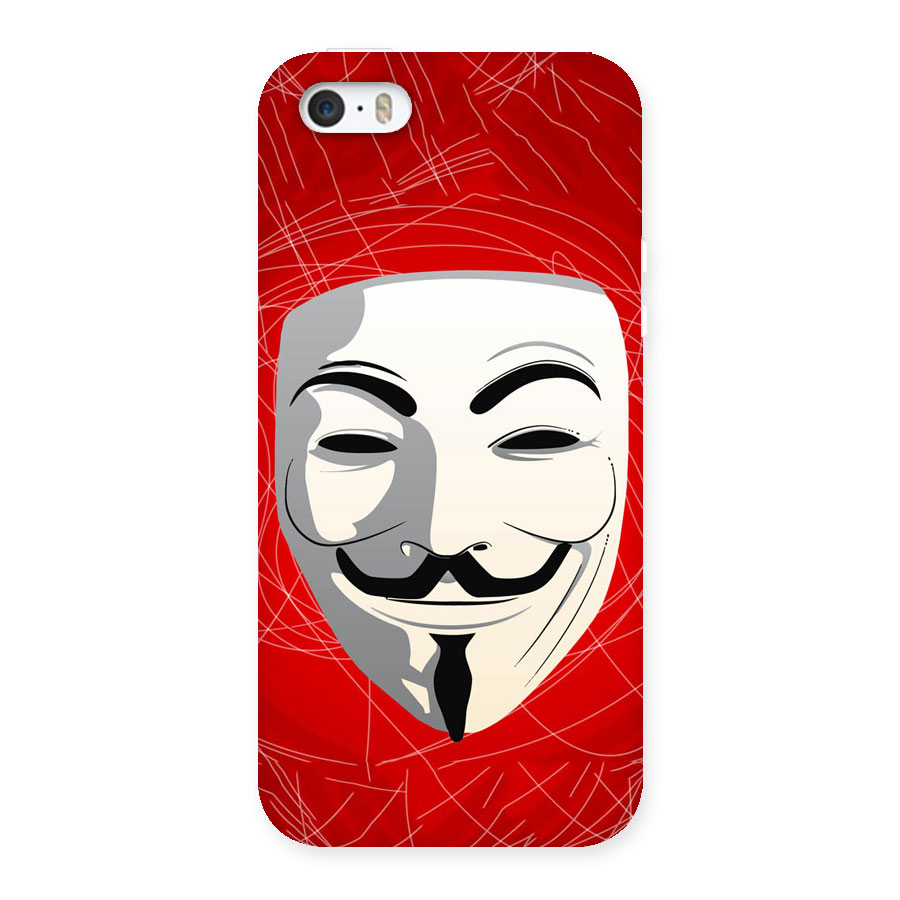Anonymous Mask Abstract Back Case for iPhone 5 5S