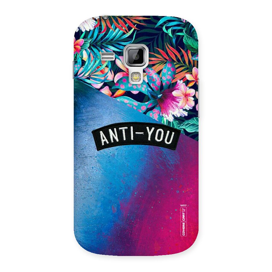 Anti You Back Case for Galaxy S Duos
