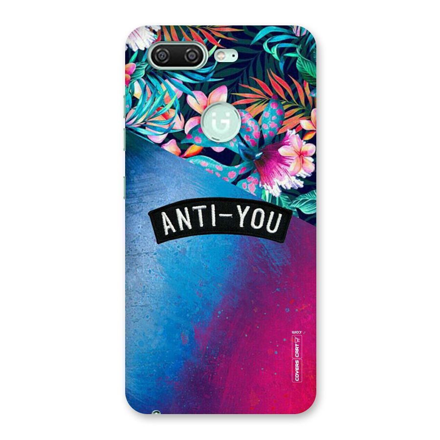 Anti You Back Case for Gionee S10