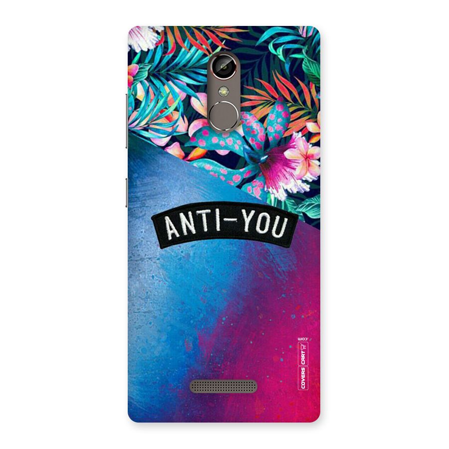 Anti You Back Case for Gionee S6s