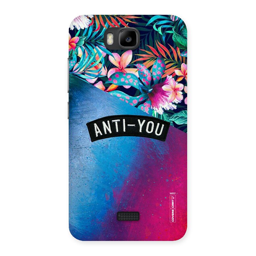 Anti You Back Case for Honor Bee