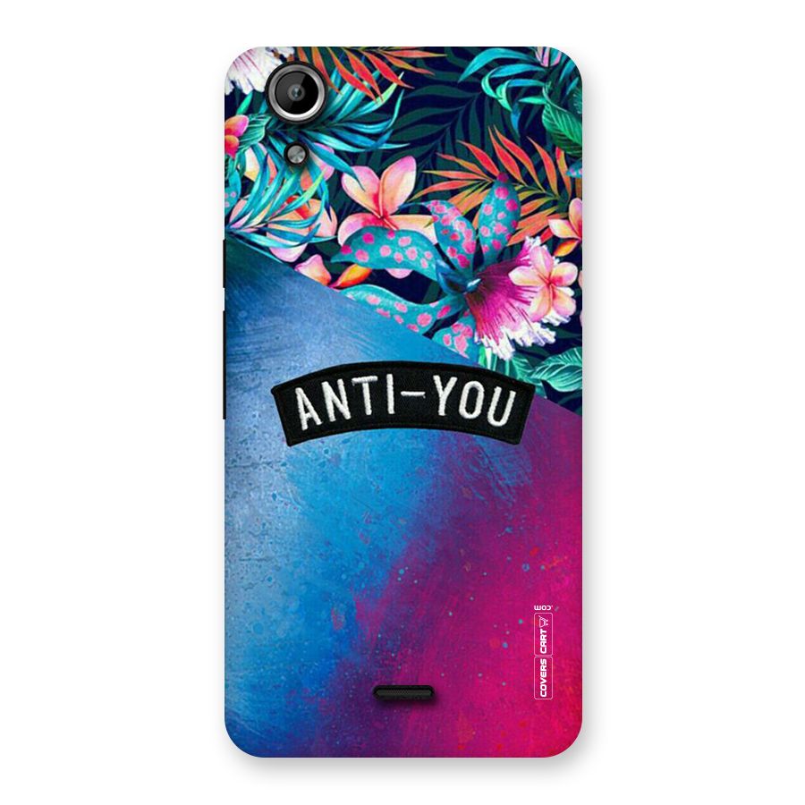 Anti You Back Case for Micromax Canvas Selfie Lens Q345
