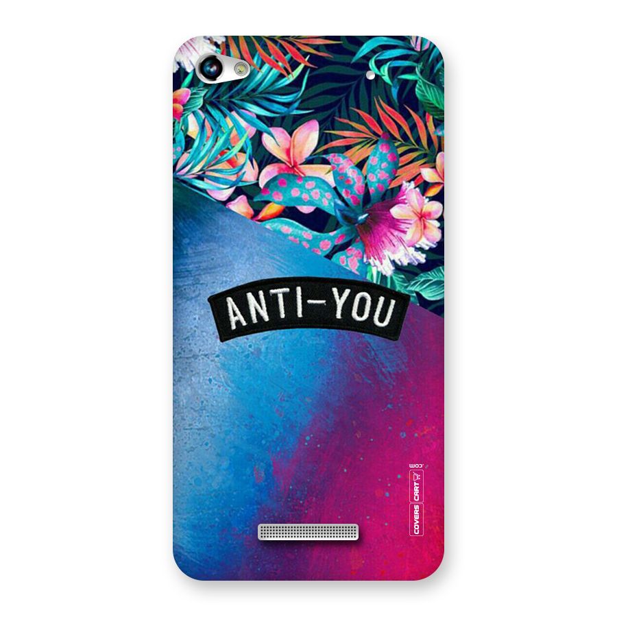 Anti You Back Case for Micromax Hue 2