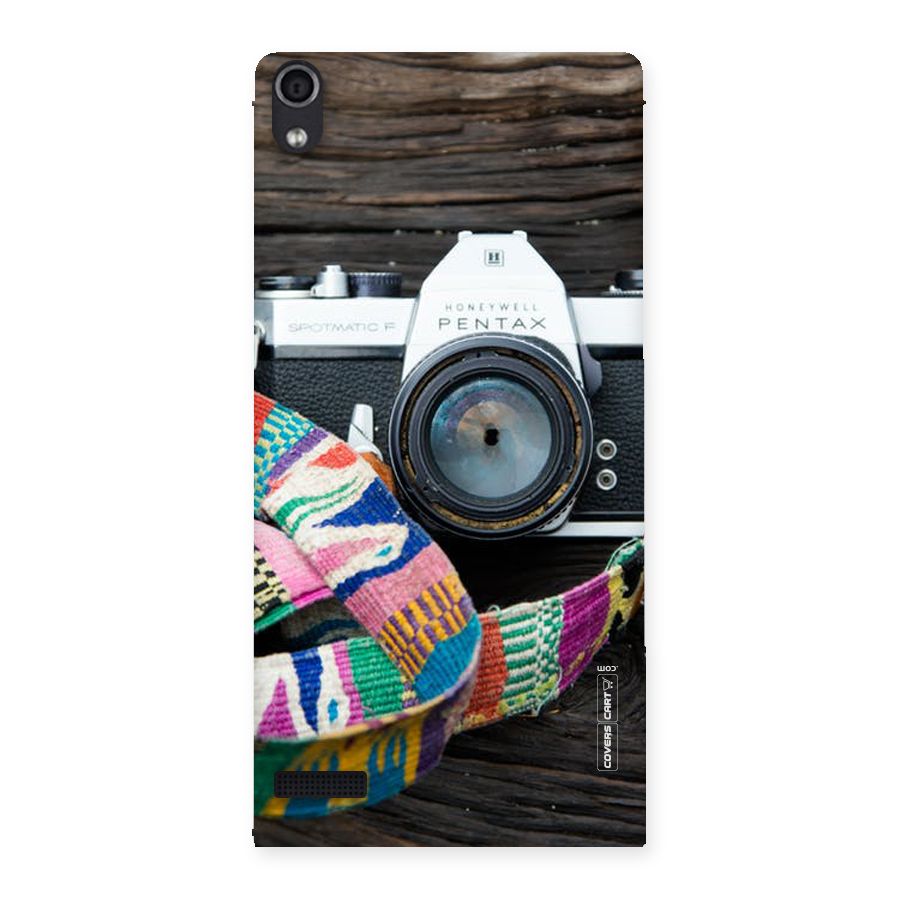 Antique Camera Back Case for Ascend P6