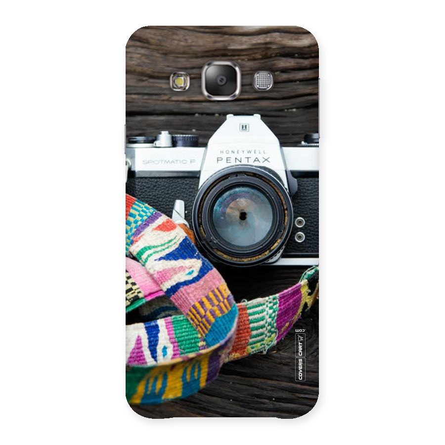 Antique Camera Back Case for Galaxy E7