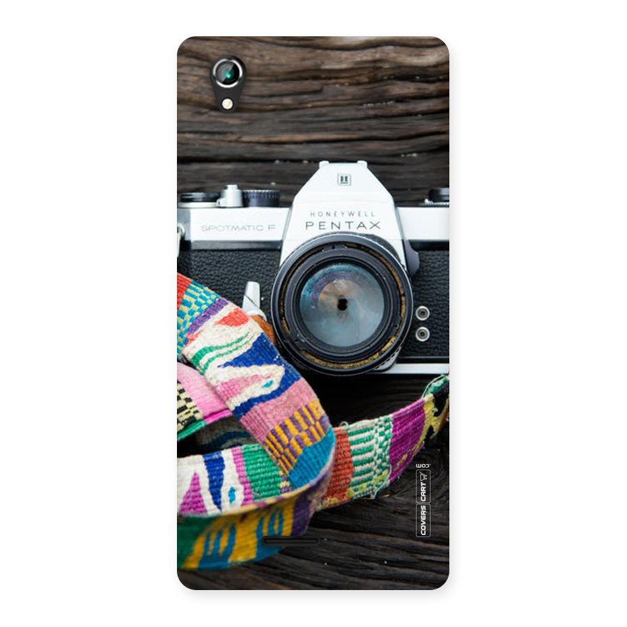 Antique Camera Back Case for Lava Iris 800