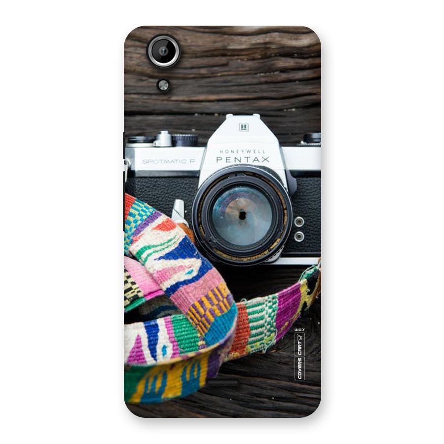 Antique Camera Back Case for Micromax Canvas Selfie Lens Q345