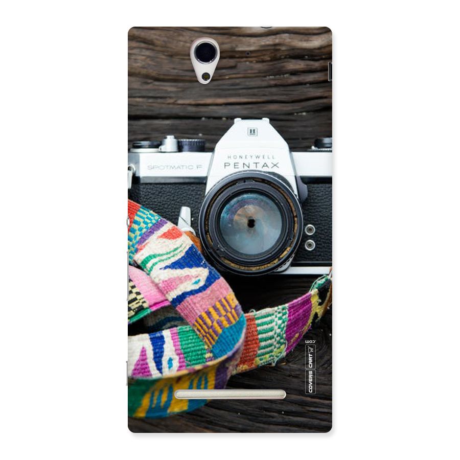 Antique Camera Back Case for Sony Xperia C3