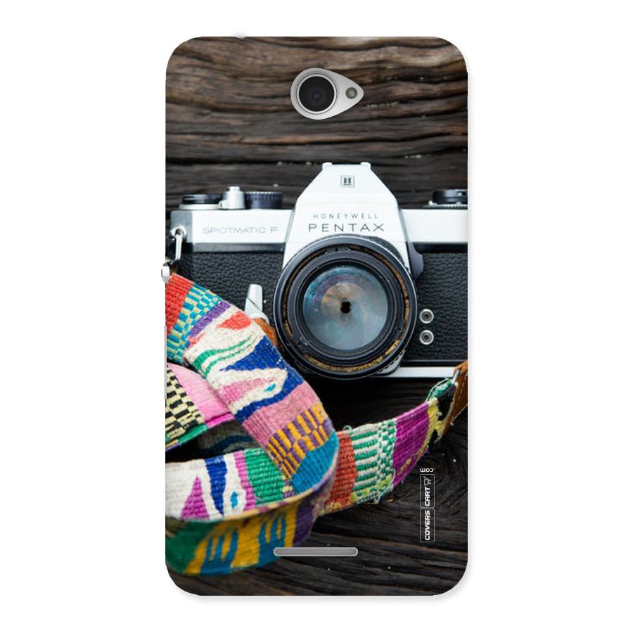 Antique Camera Back Case for Sony Xperia E4