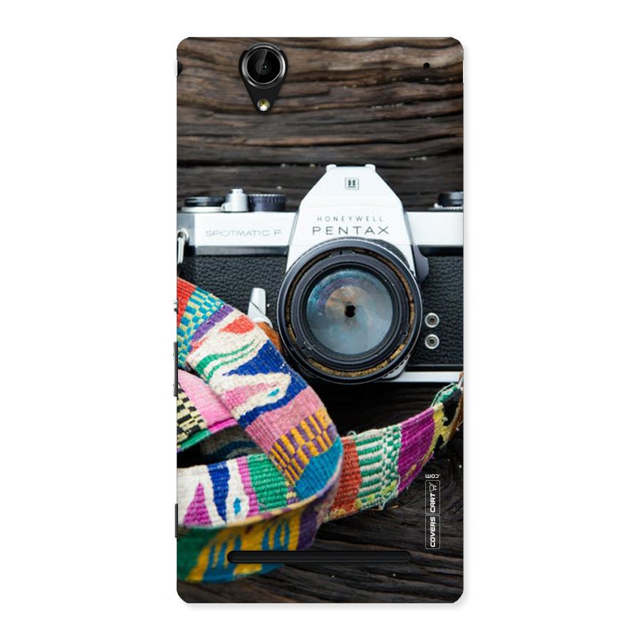 Antique Camera Back Case for Sony Xperia T2