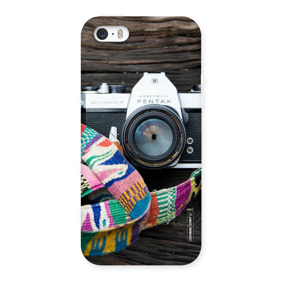 Antique Camera Back Case for iPhone SE