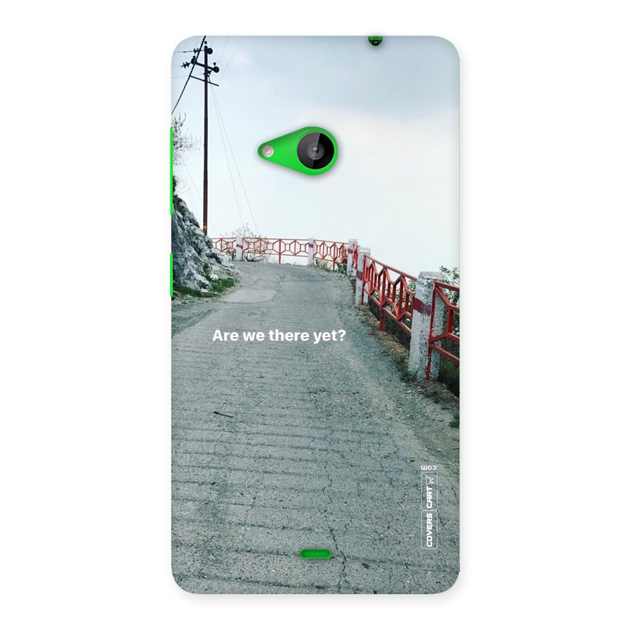 Are We There Yet Back Case for Lumia 535