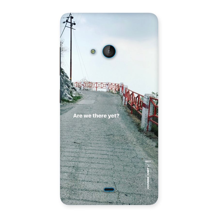 Are We There Yet Back Case for Lumia 540