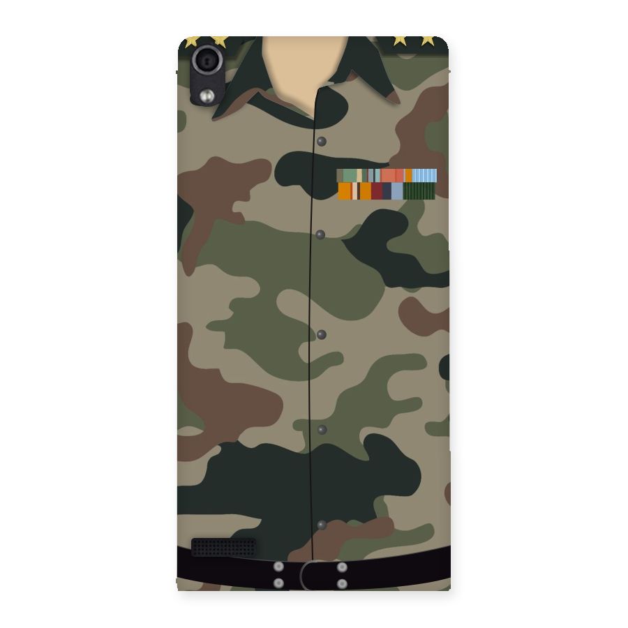 Army Uniform Back Case for Ascend P6