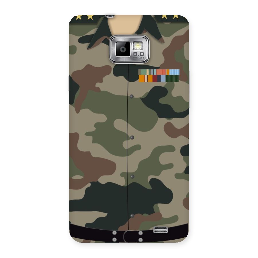 Army Uniform Back Case for Galaxy S2