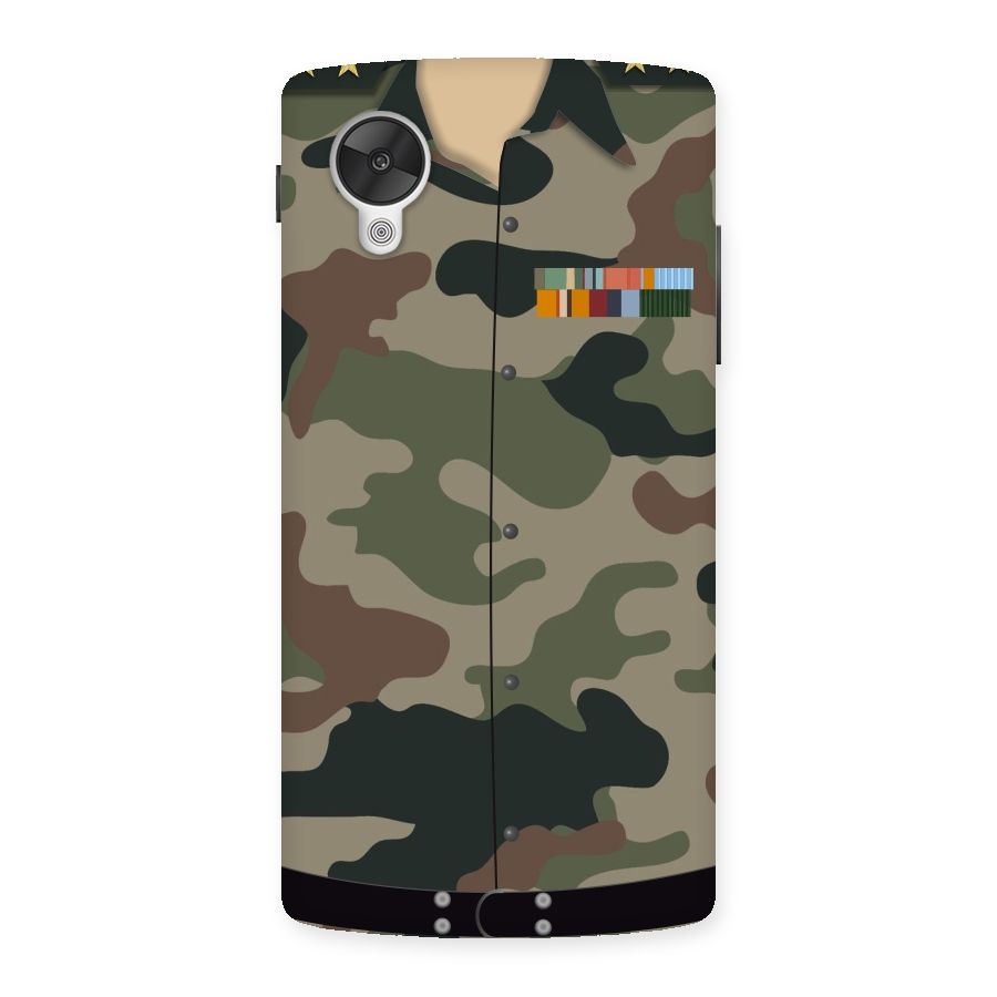 Army Uniform Back Case for Google Nexsus 5
