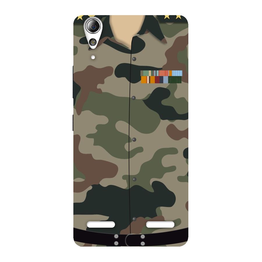 Army Uniform Back Case for Lenovo A6000 Plus