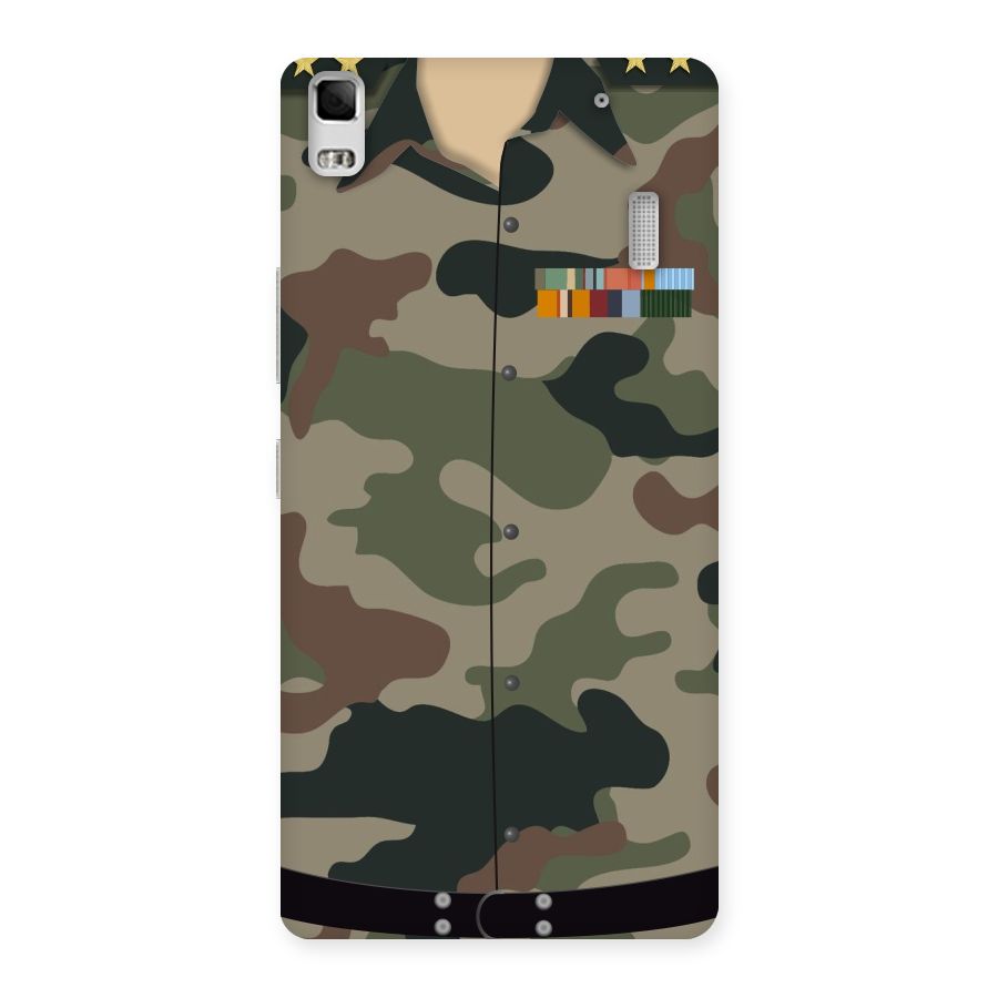 Army Uniform Back Case for Lenovo K3 Note