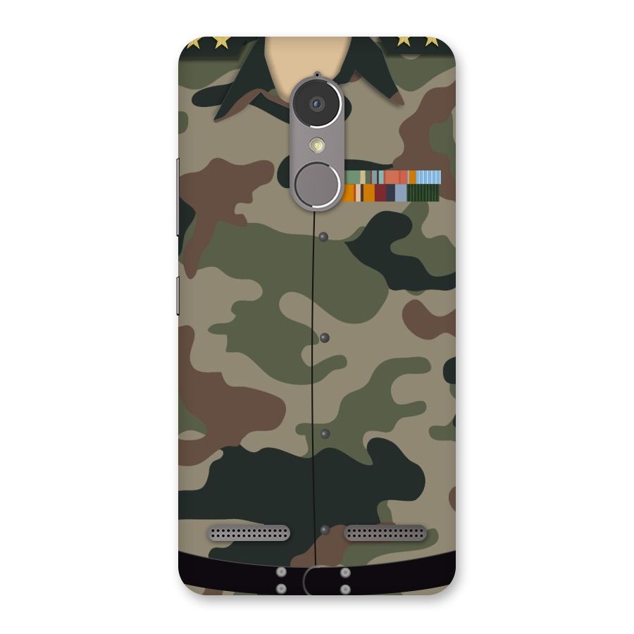 Army Uniform Back Case for Lenovo K6