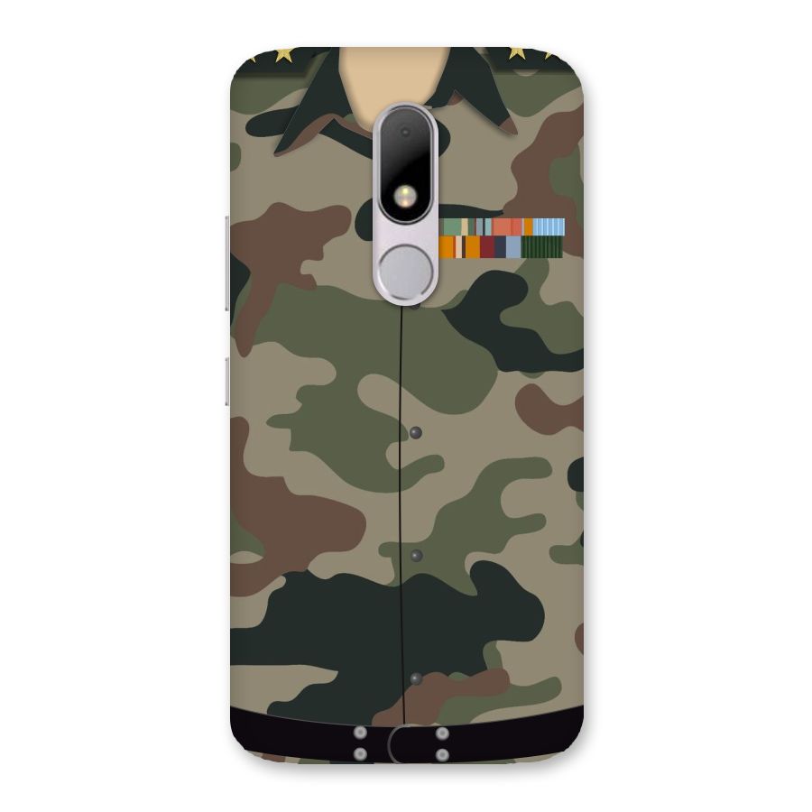 Army Uniform Back Case for Moto M