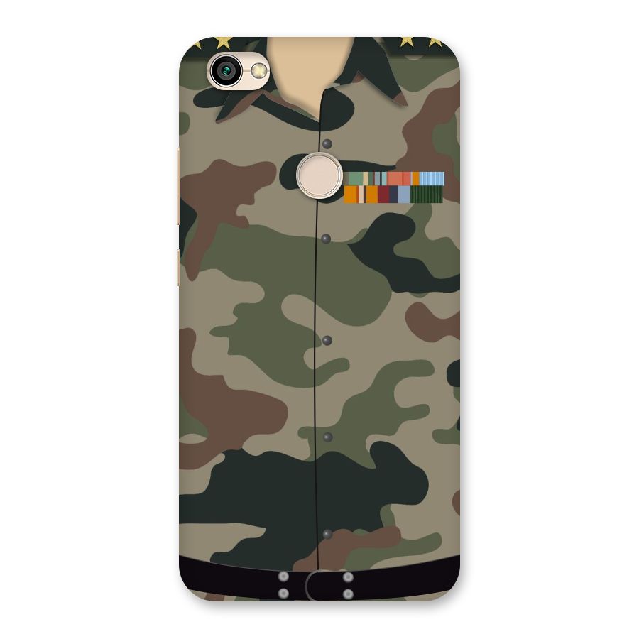 Army Uniform Back Case for Redmi Y1 2017