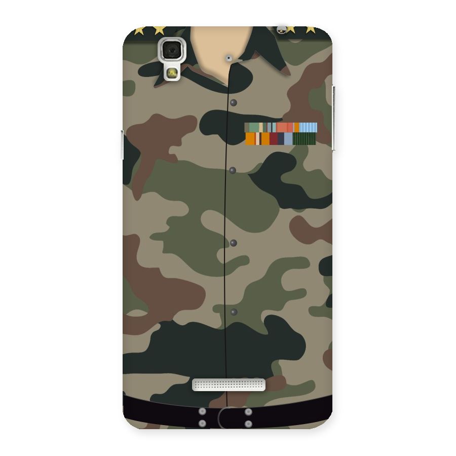 Army Uniform Back Case for YU Yureka Plus