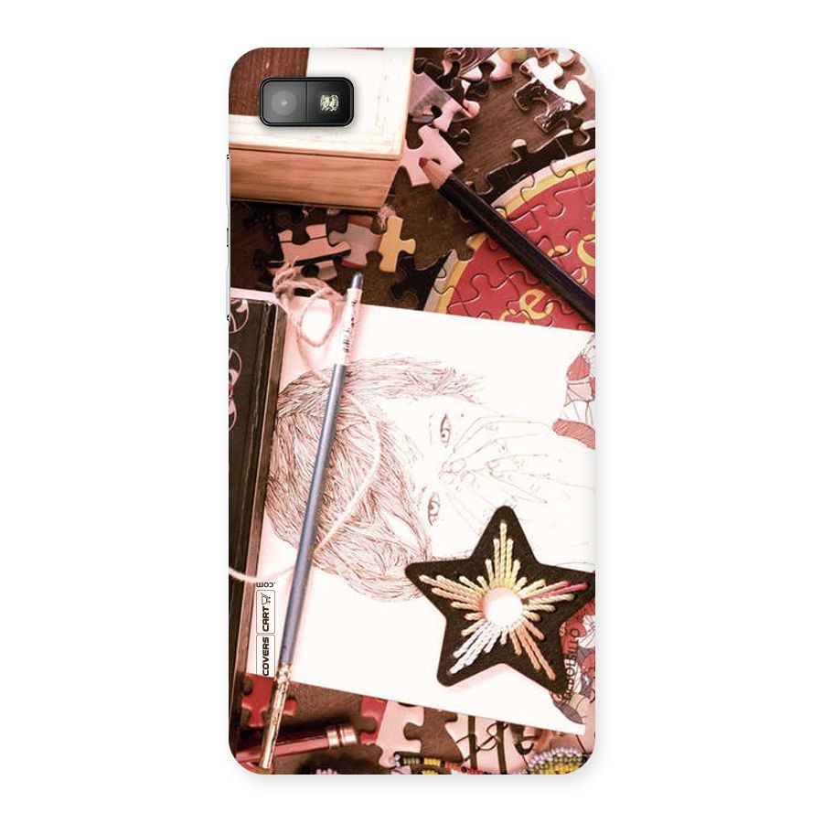 Artistic Messy Back Case for Blackberry Z10