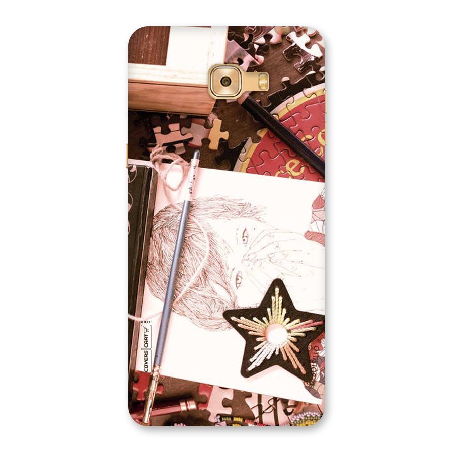 Artistic Messy Back Case for Galaxy C9 Pro