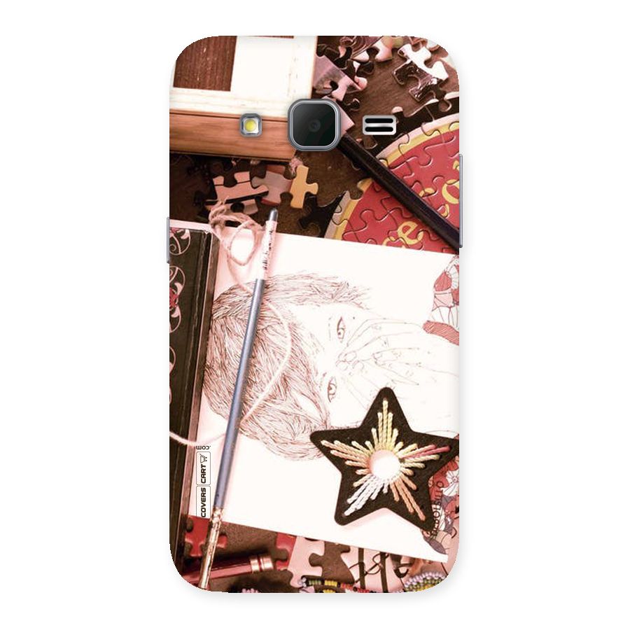 Artistic Messy Back Case for Galaxy Core Prime