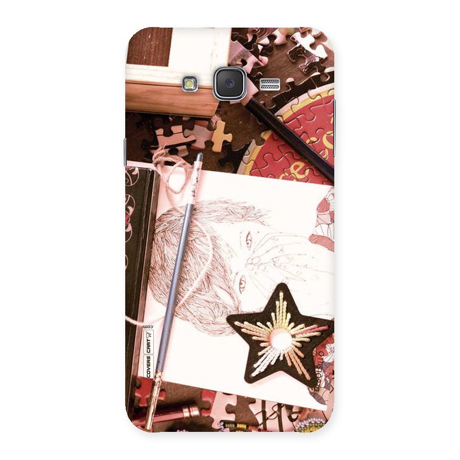 Artistic Messy Back Case for Galaxy J7