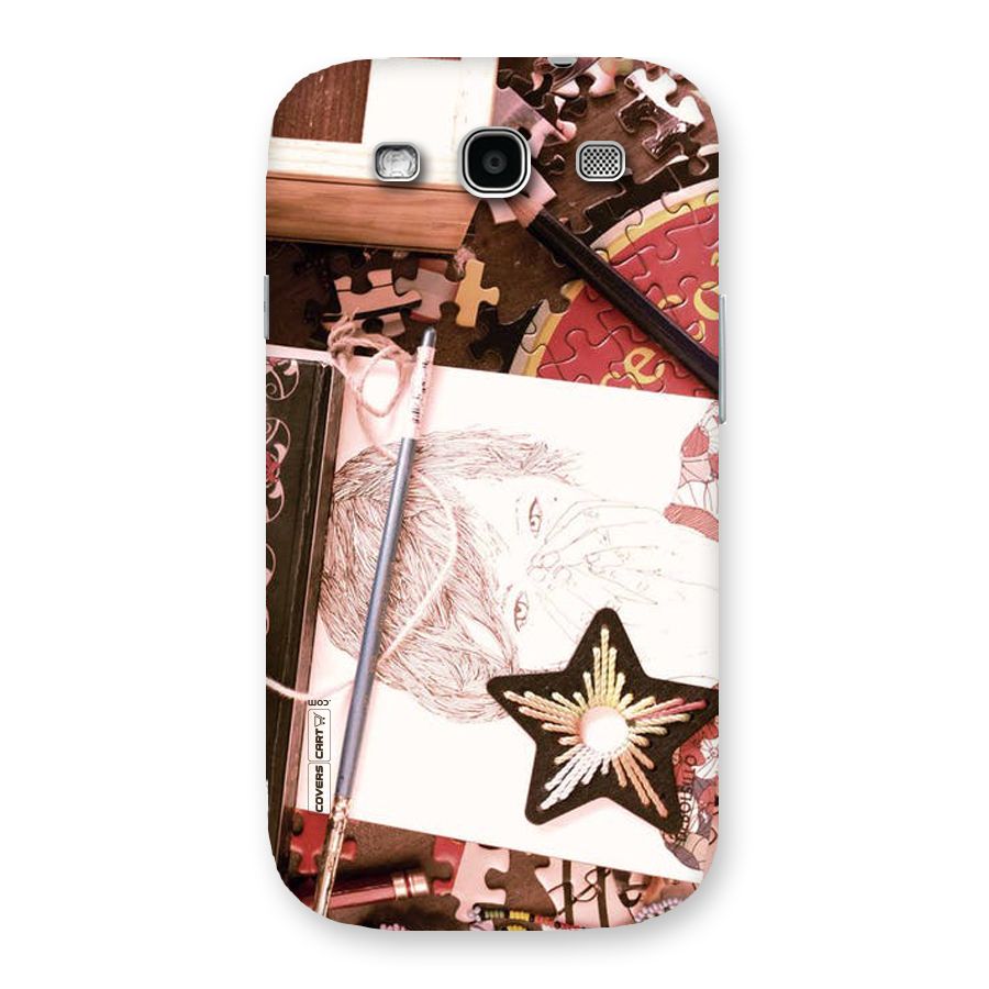 Artistic Messy Back Case for Galaxy S3