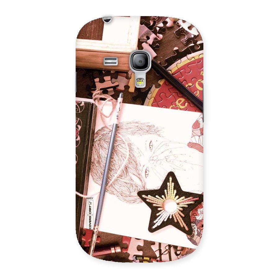 Artistic Messy Back Case for Galaxy S3 Mini